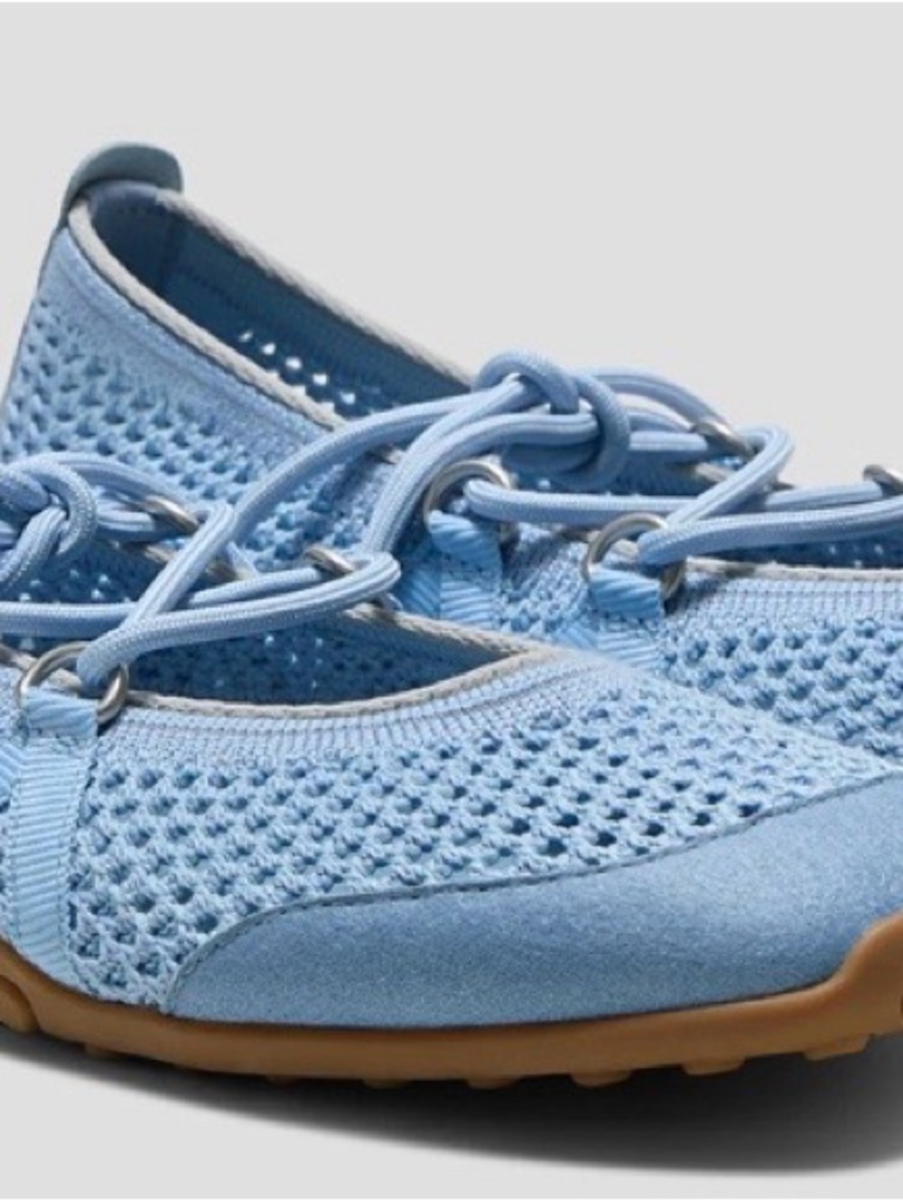 Vivaia Blue Hybrid Mary Jane Sneakers - Picture 2 of 4